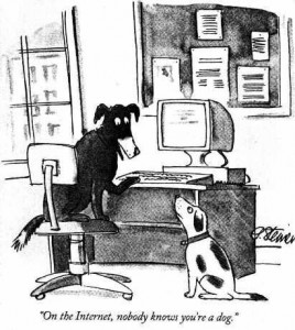 On the internet no one knows you're a dog