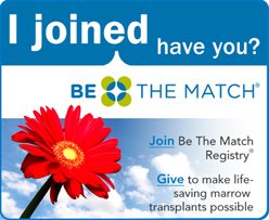 I joined Be The Match, have you? Join to make life saving marrow transplants possible